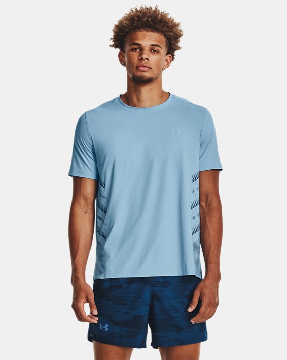 Camiseta de manga corta UA Iso-Chill Laser Heat para hombre, Blue, pdpMainDesktop image number 0
